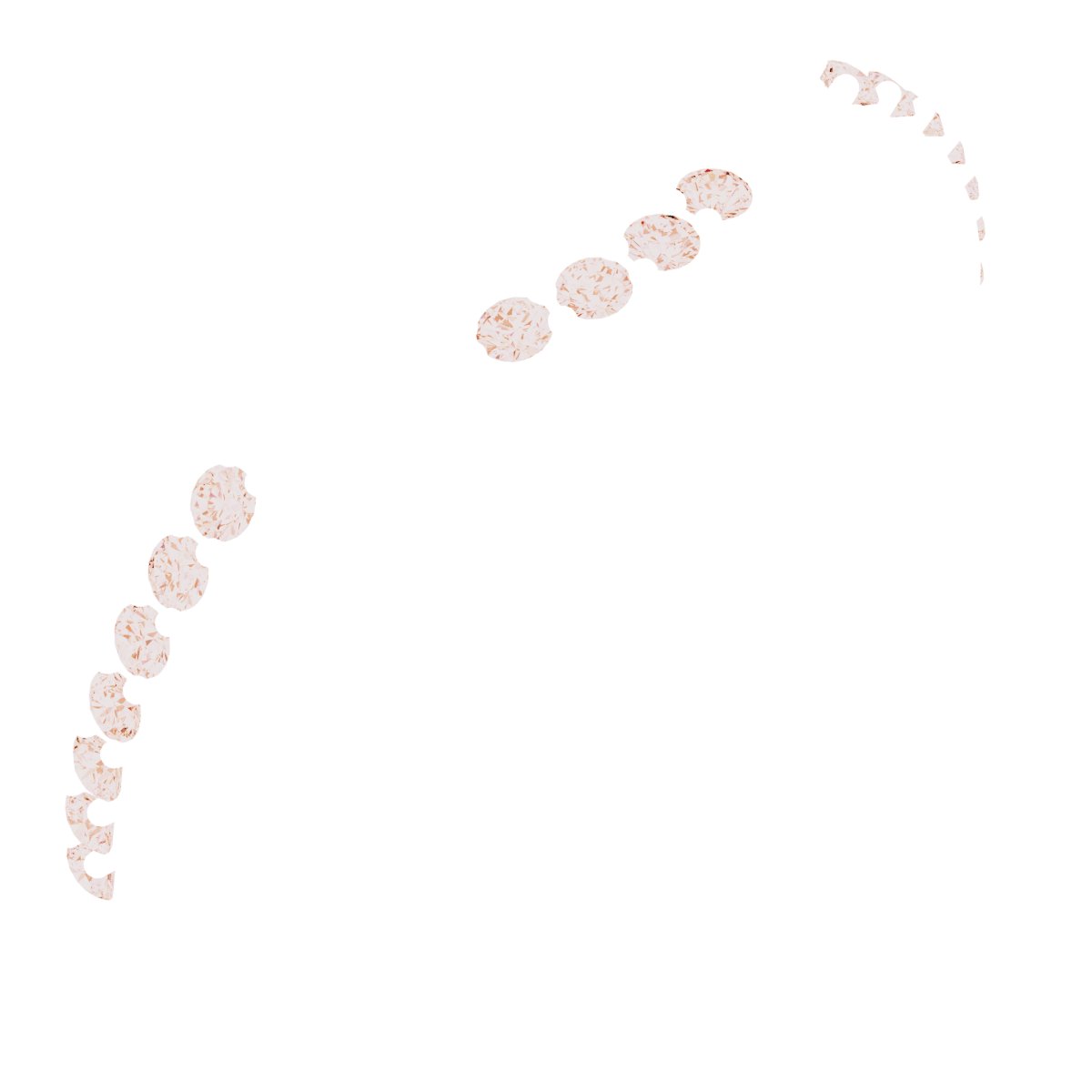 14K Rose Gold 1/5 CTW Natural Diamond Matching Band