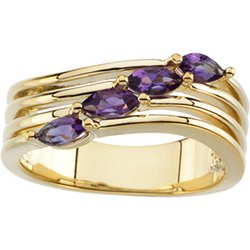 Multiple Stone Ring Mounting for Gemstones