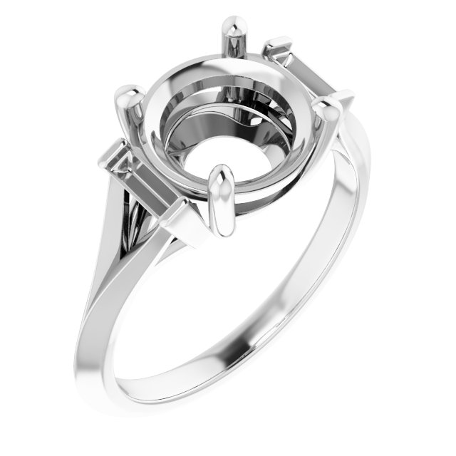 Accented Engagement Ring