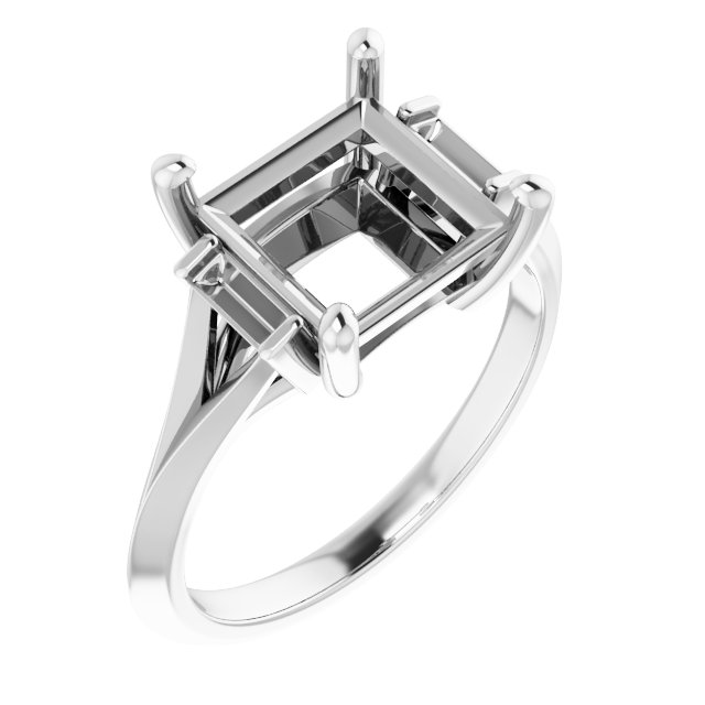 Accented Engagement Ring