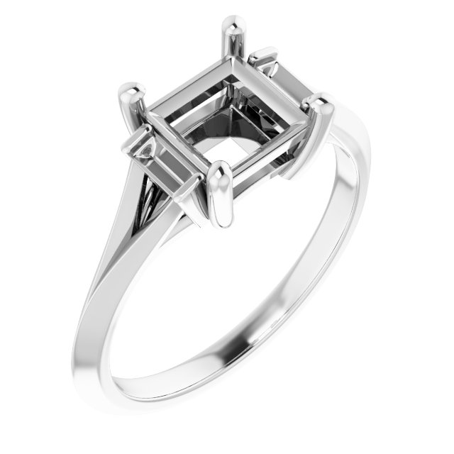 Accented Engagement Ring