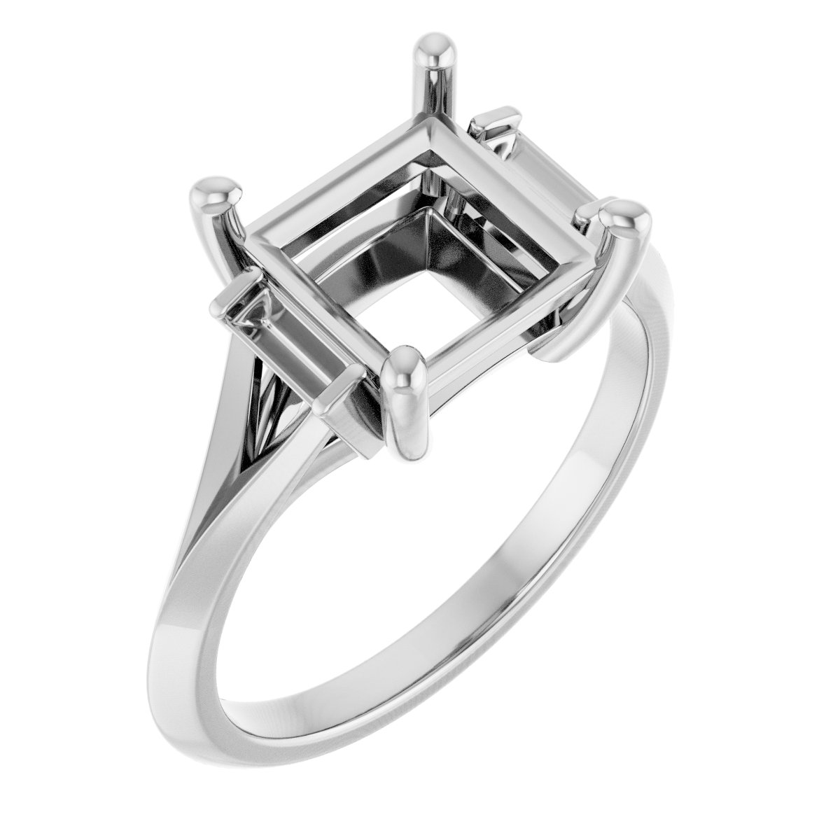 Accented Engagement Ring