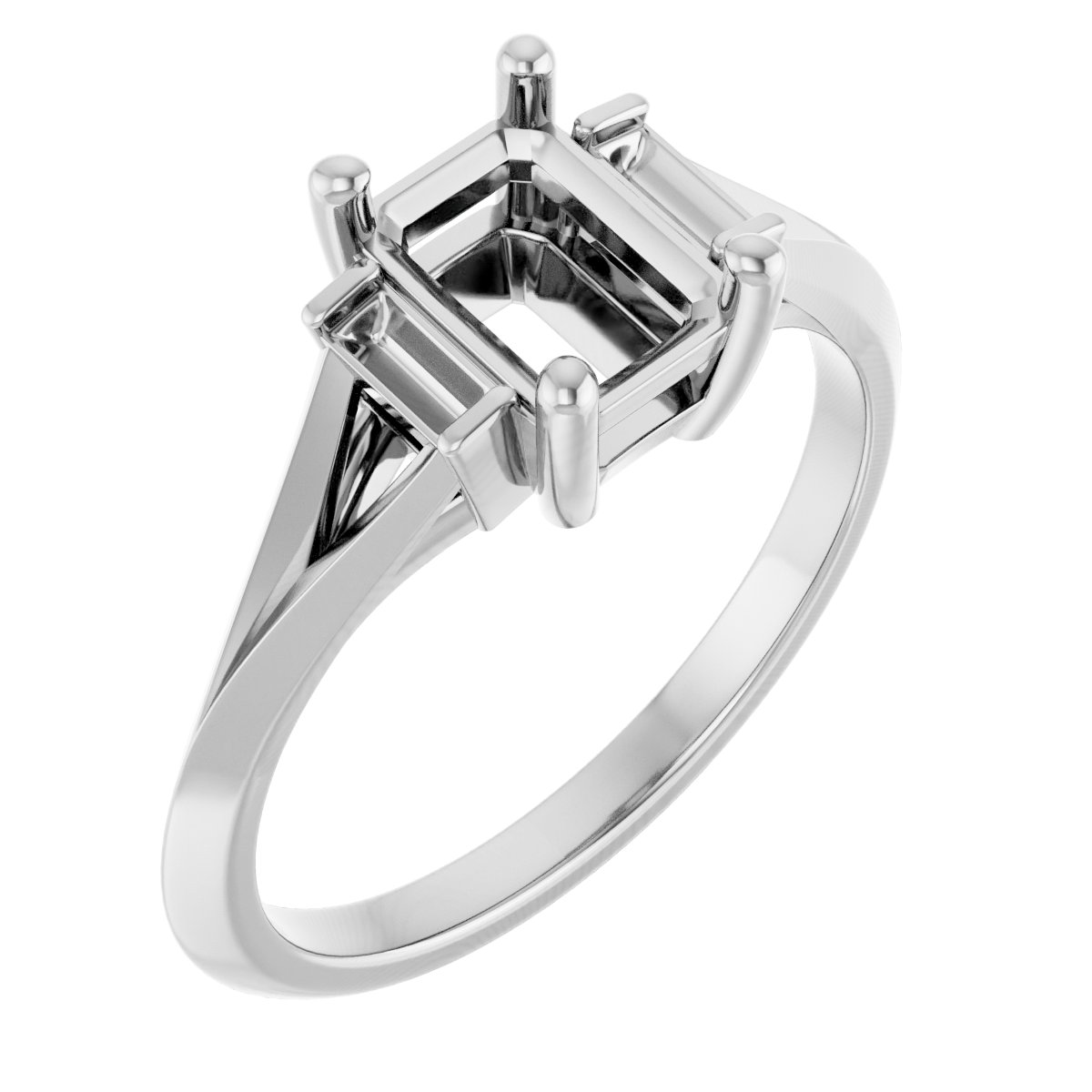 Accented Engagement Ring