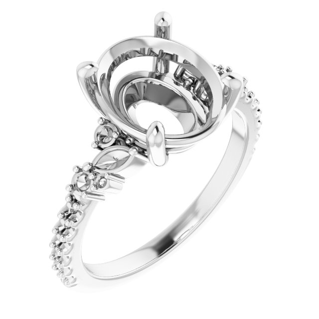 Accented Engagement Ring