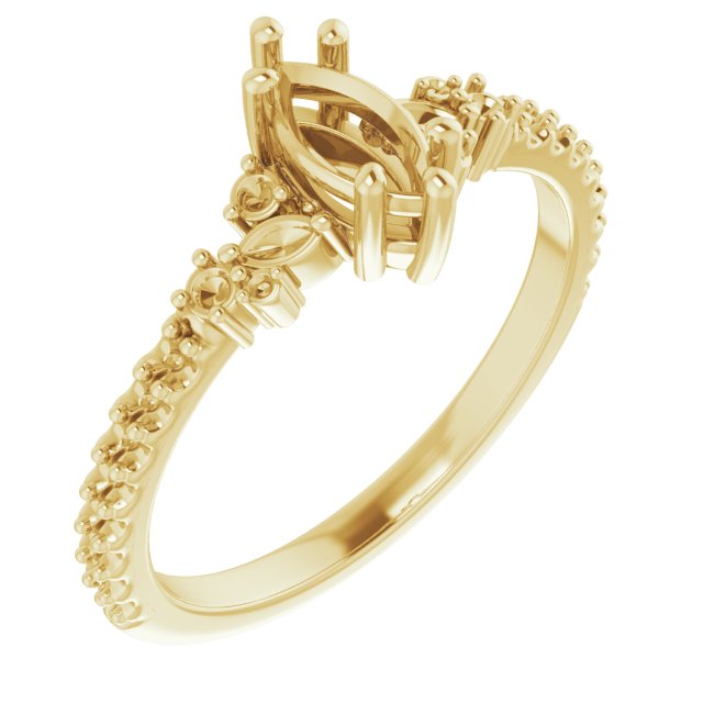 Accented Engagement Ring