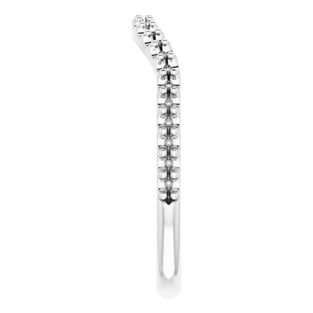 Band Mounting for 7x3.5 mm Marquise Ring view 4