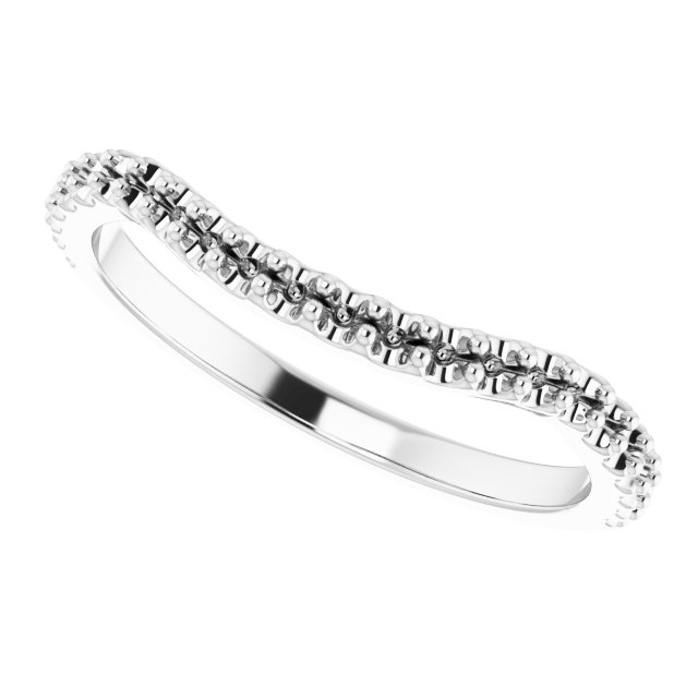 Band Mounting for 7x3.5 mm Marquise Ring view 5