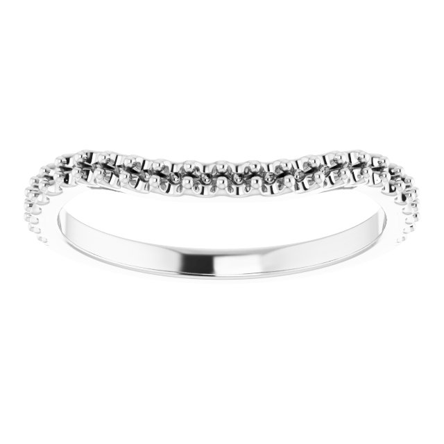 Band Mounting for 7x3.5 mm Marquise Ring view 3