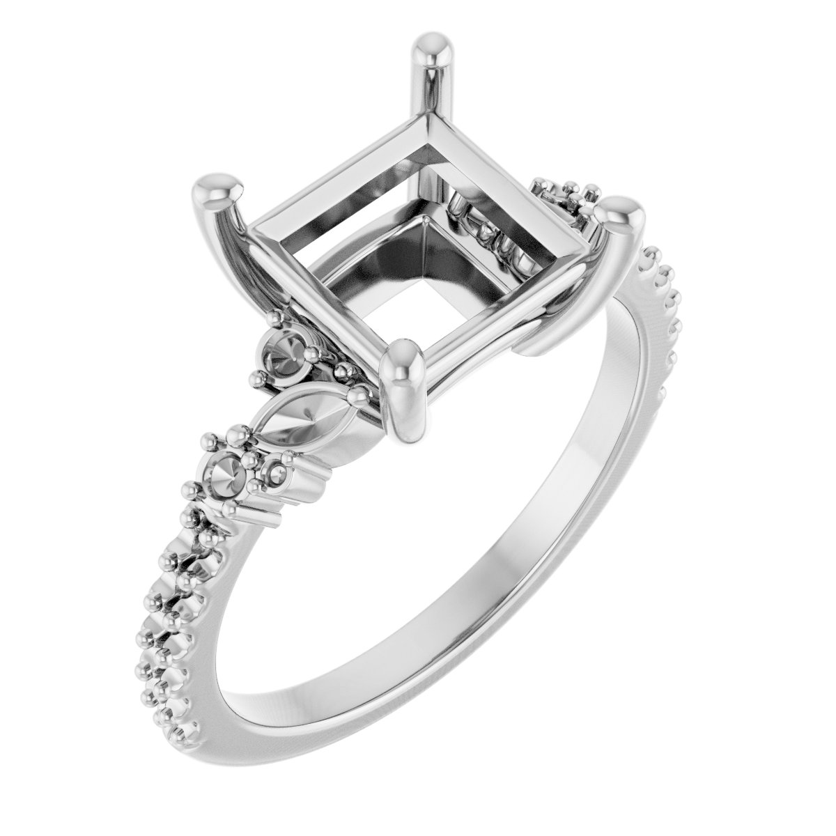 Accented Engagement Ring