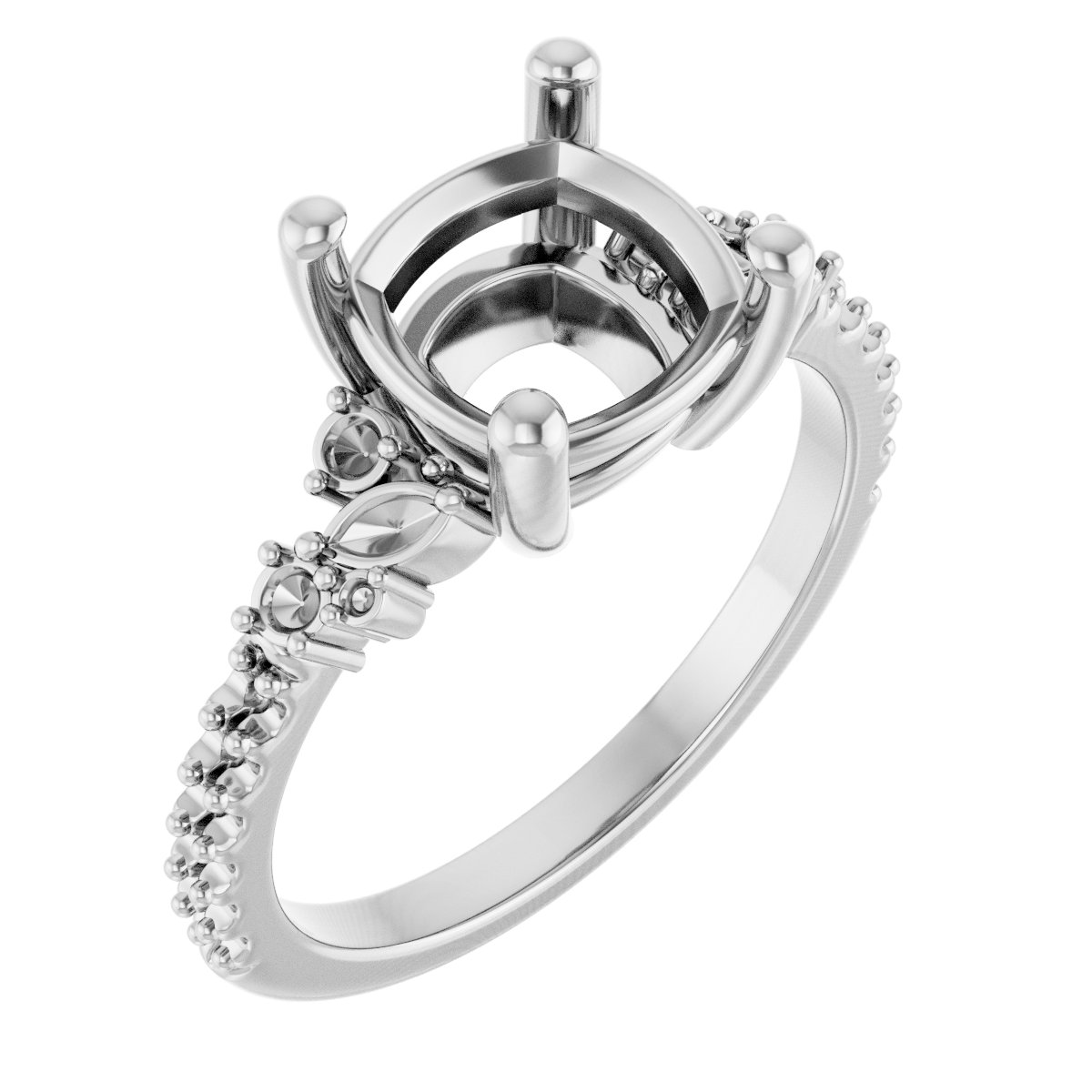 Accented Engagement Ring
