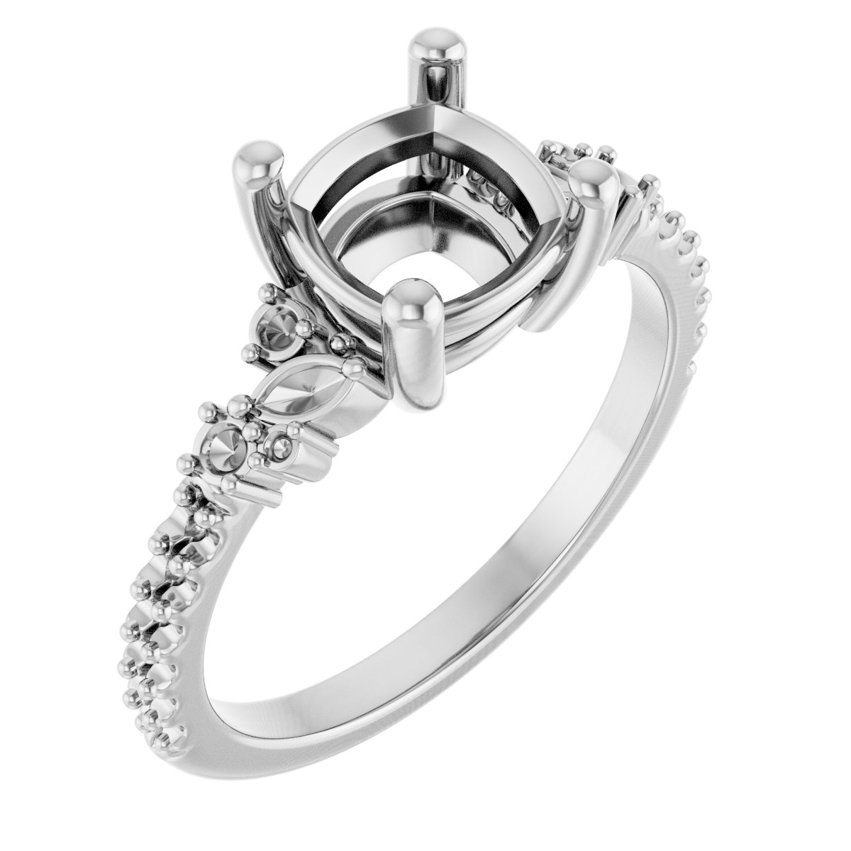 Accented Engagement Ring