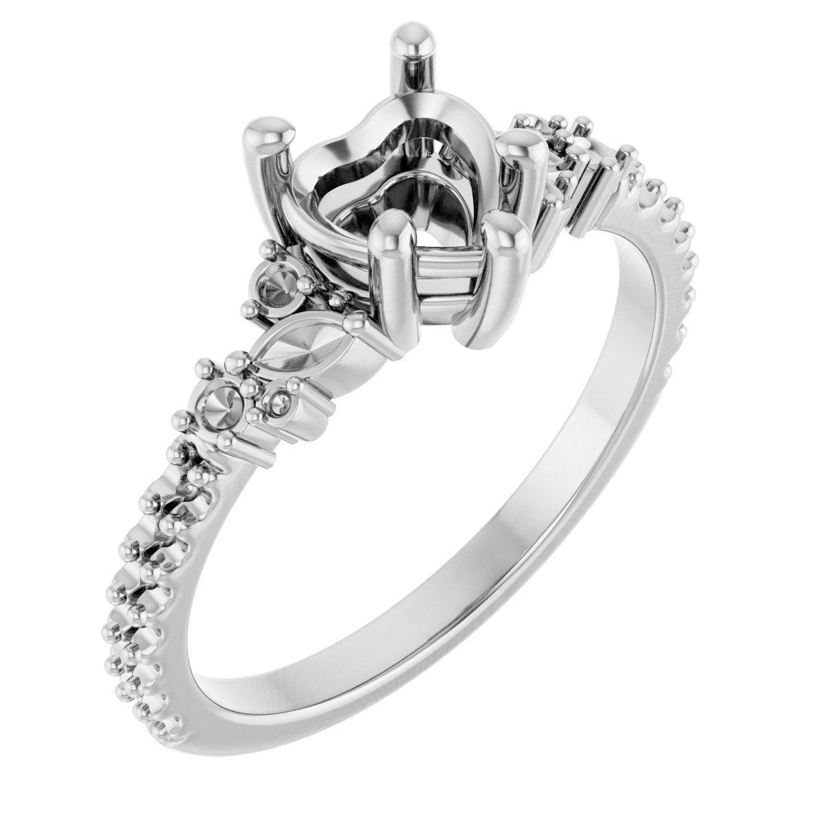 Accented Engagement Ring