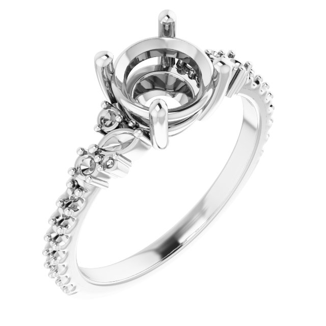 Accented Engagement Ring