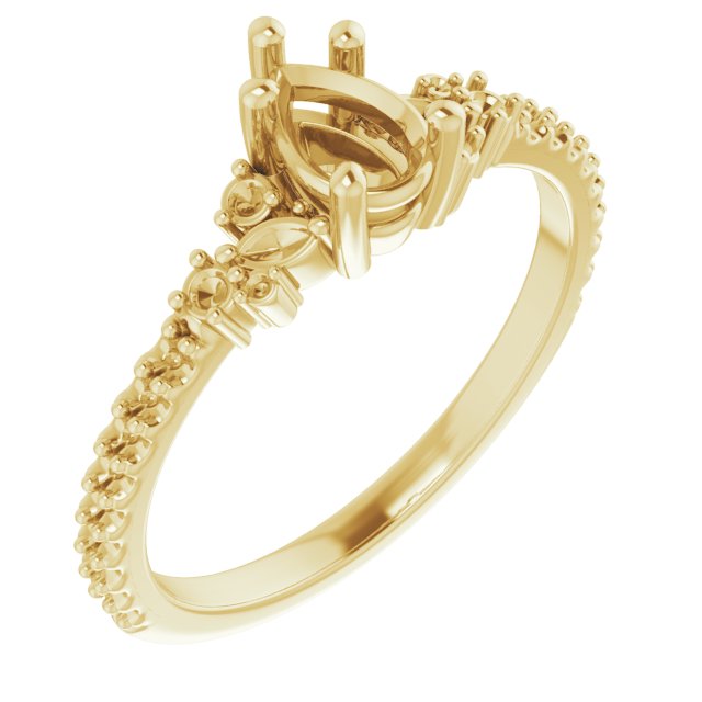 Accented Engagement Ring