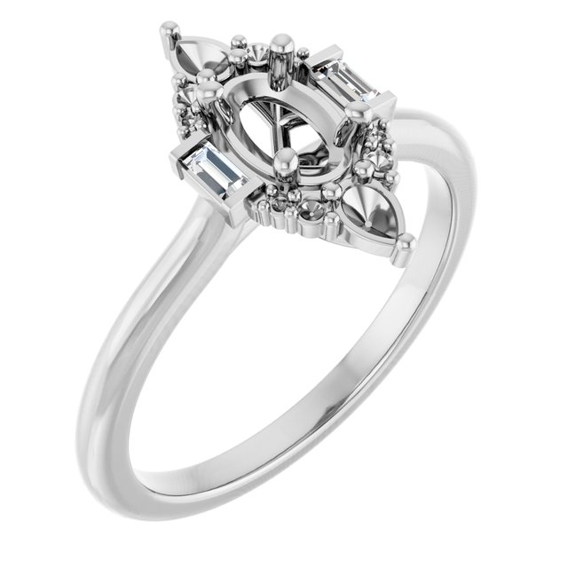 14k White Gold