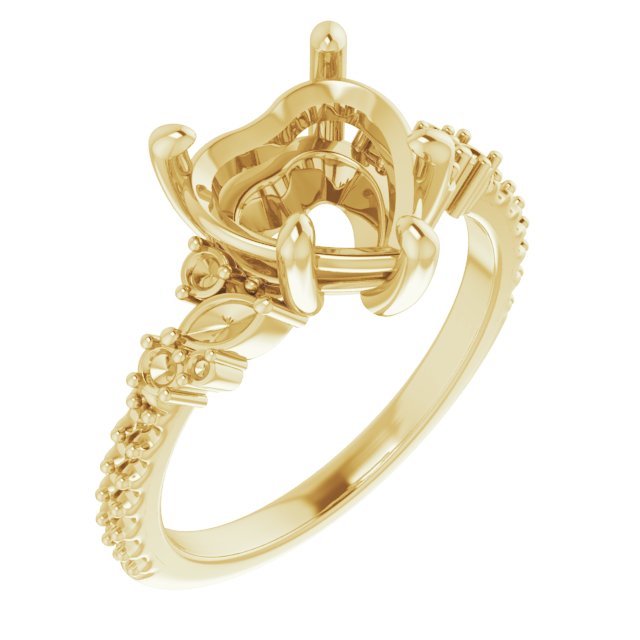 Accented Engagement Ring