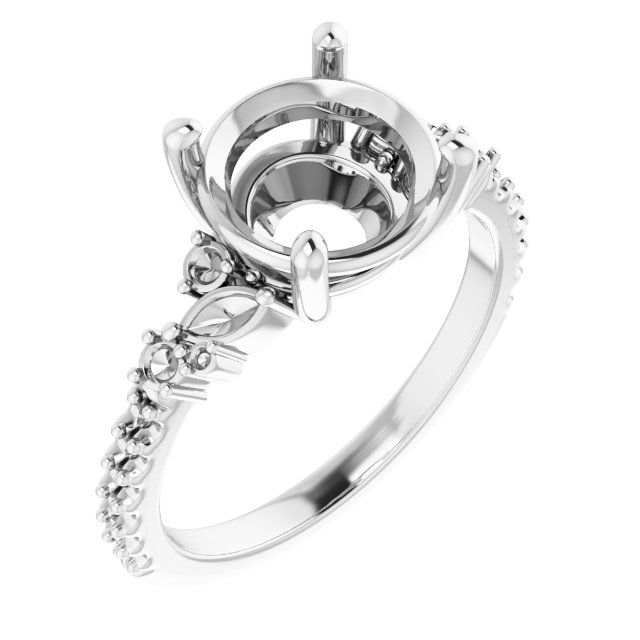 Accented Engagement Ring