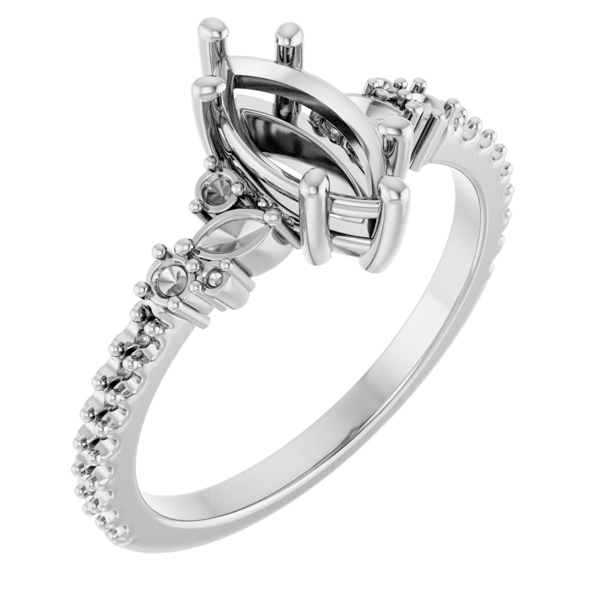Accented Engagement Ring