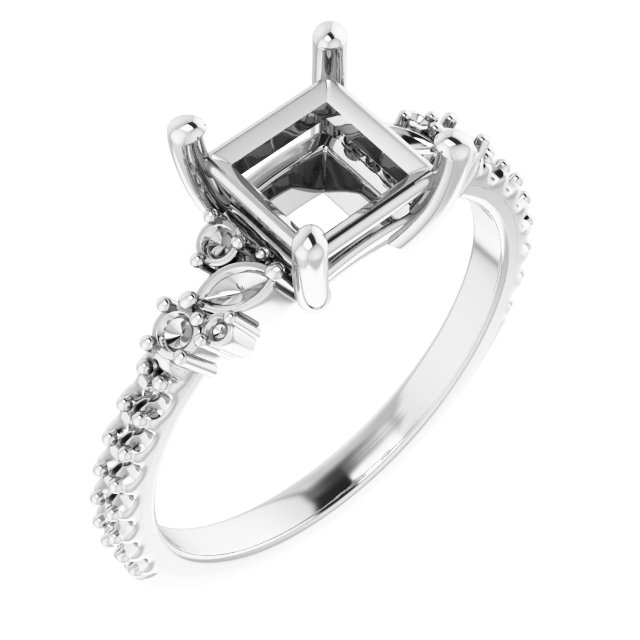 Accented Engagement Ring