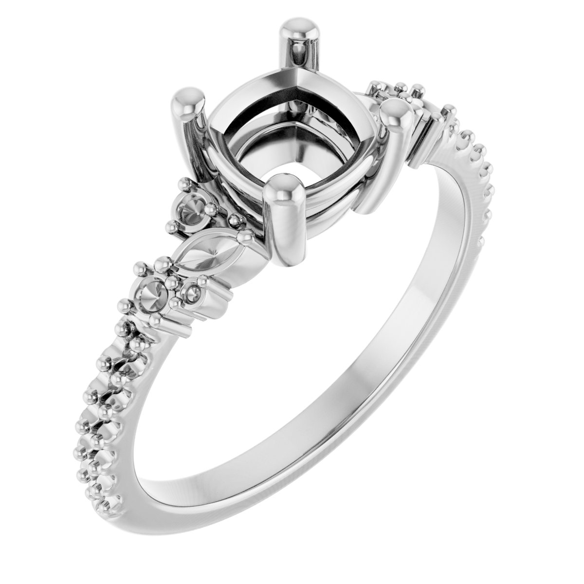 Accented Engagement Ring
