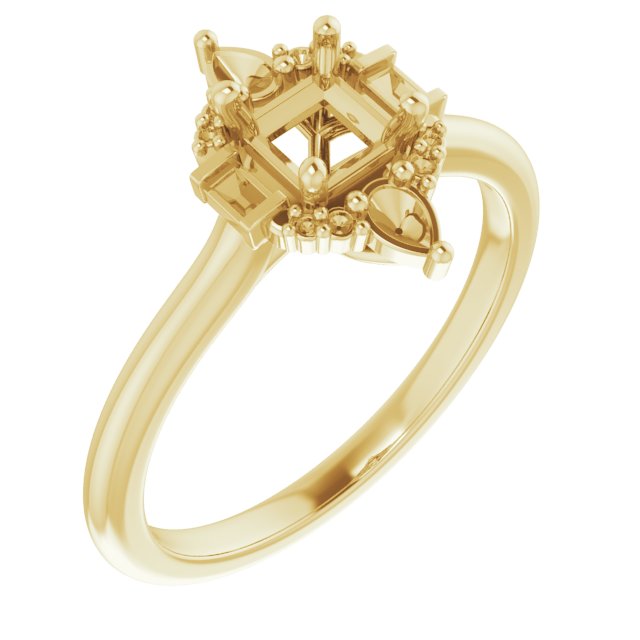14k Yellow Gold