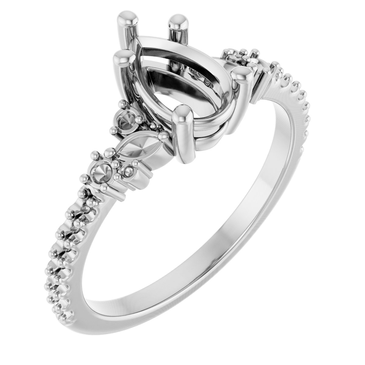 Accented Engagement Ring