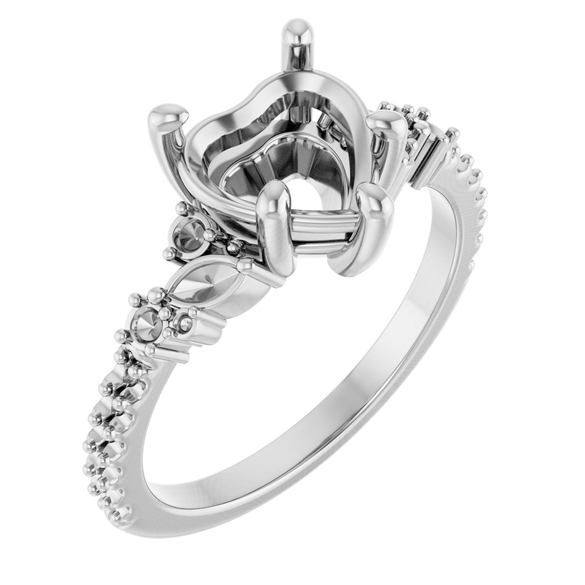Accented Engagement Ring