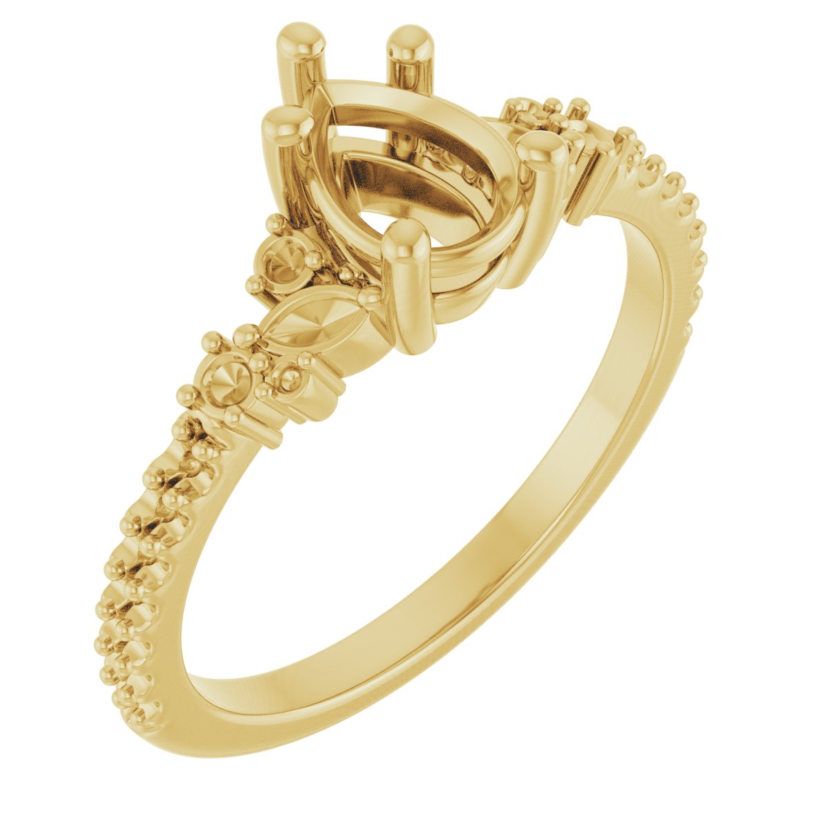 Accented Engagement Ring