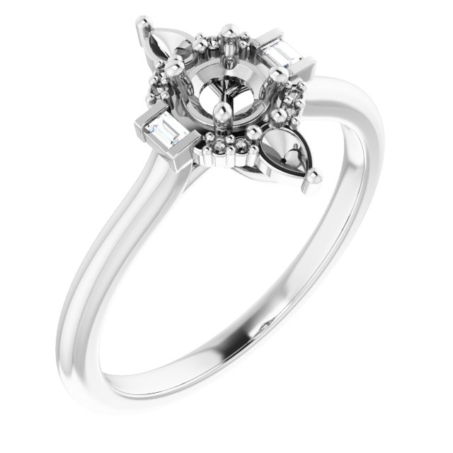 14k White Gold