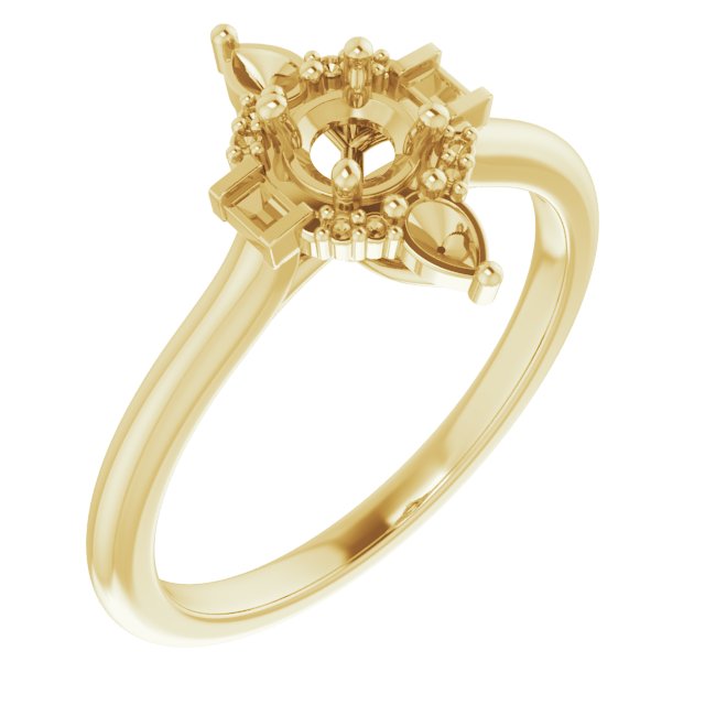 14k Yellow Gold