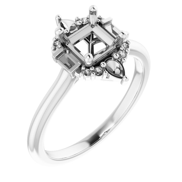 Accented Engagement Ring