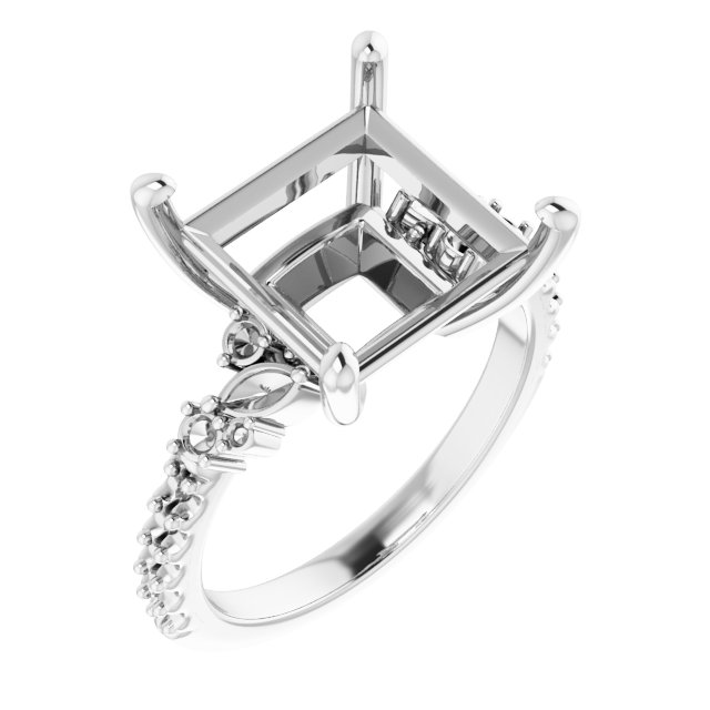 Accented Engagement Ring