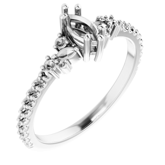 Accented Engagement Ring