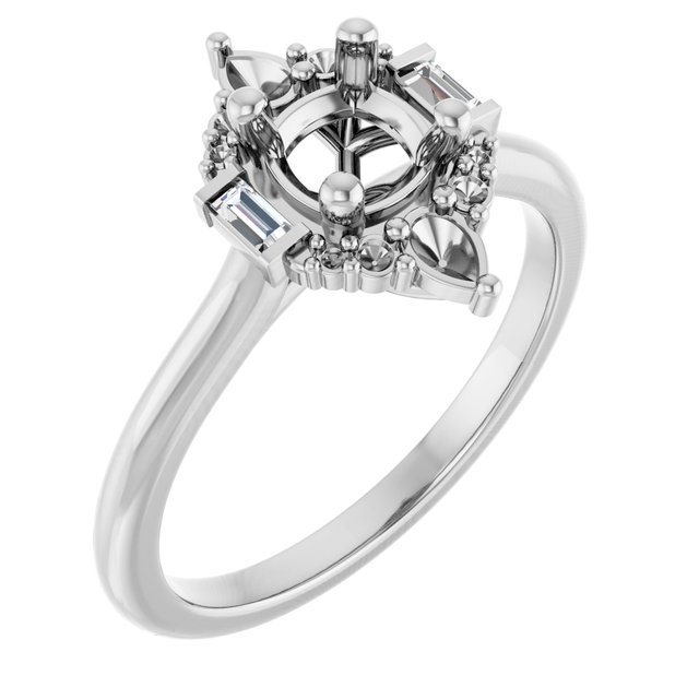 14k White Gold