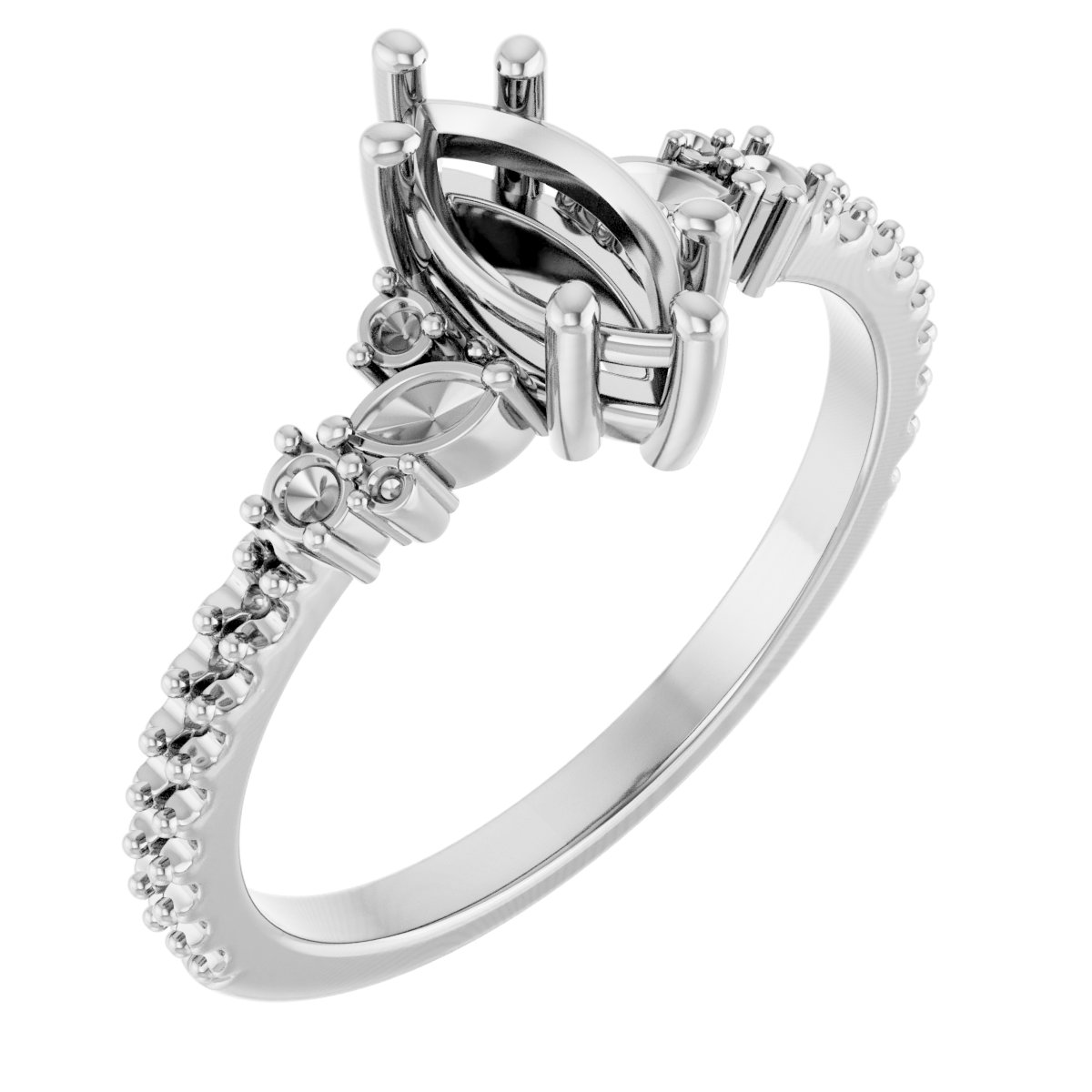 Accented Engagement Ring
