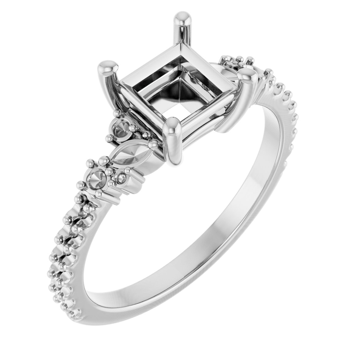 Accented Engagement Ring