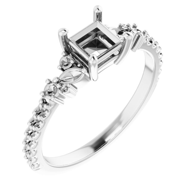 Accented Engagement Ring