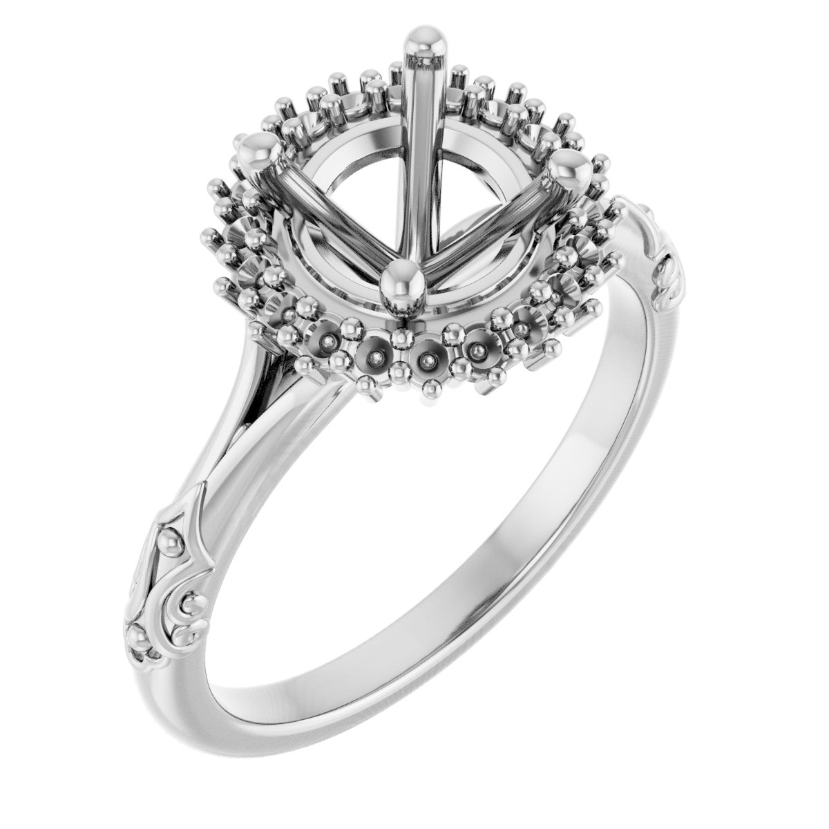 Halo-Style Engagement Ring