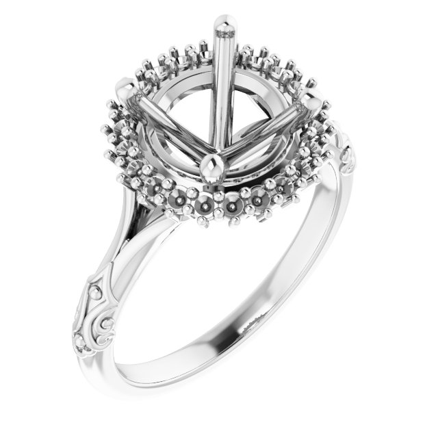 Halo-Style Engagement Ring