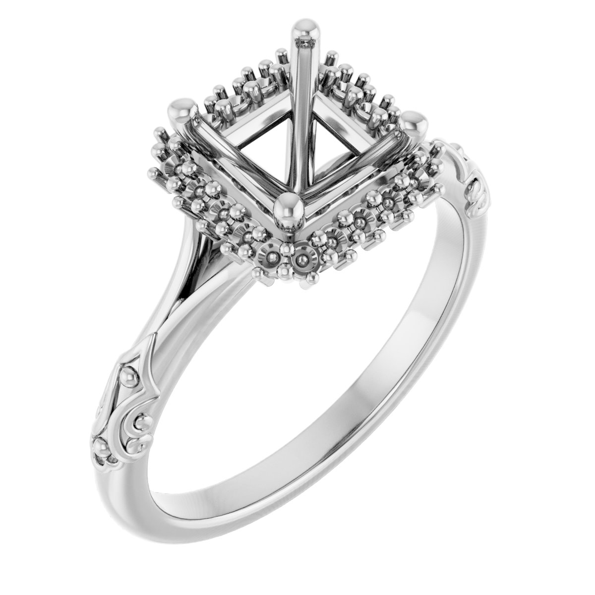 Halo-Style Engagement Ring