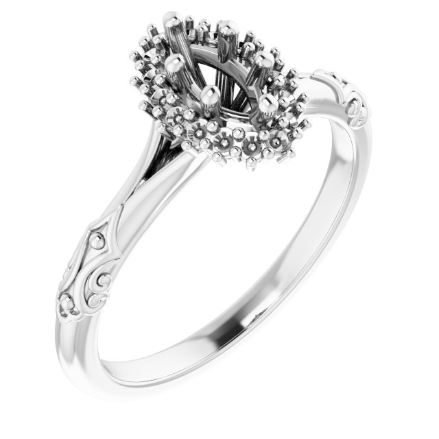 Halo-Style Engagement Ring