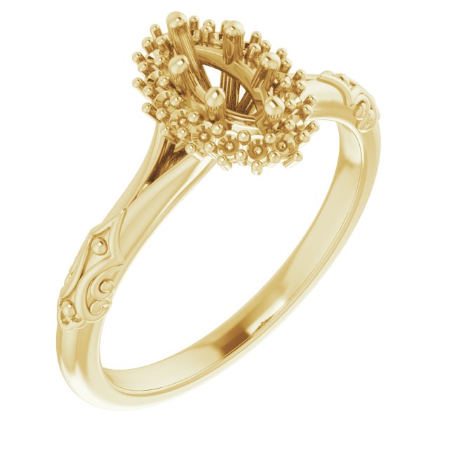 14k Yellow Gold