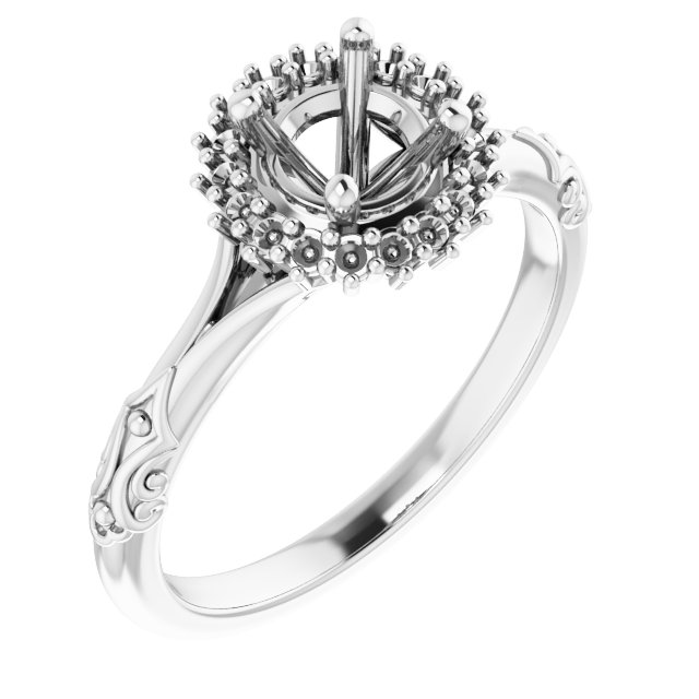 Halo-Style Engagement Ring