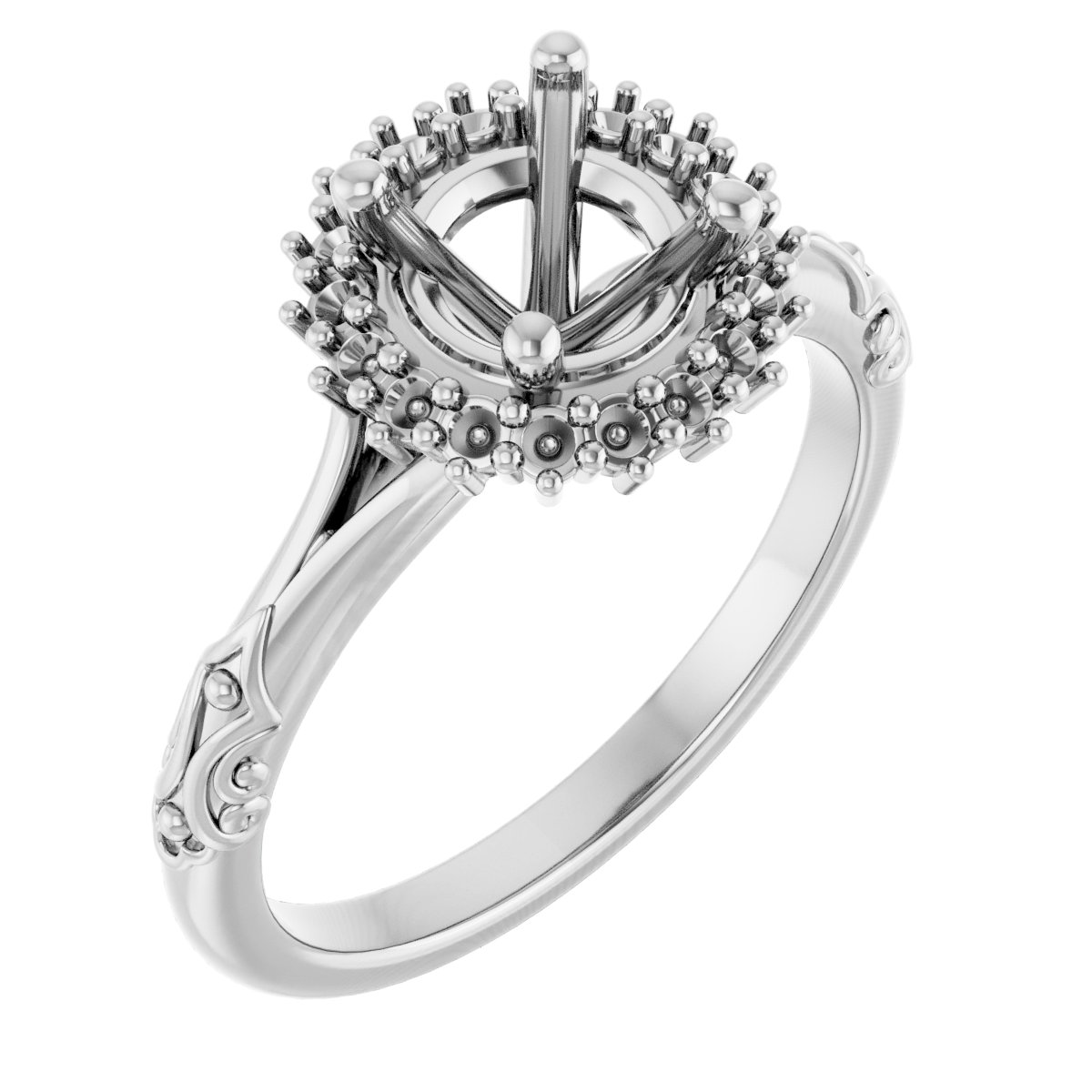 Halo-Style Engagement Ring