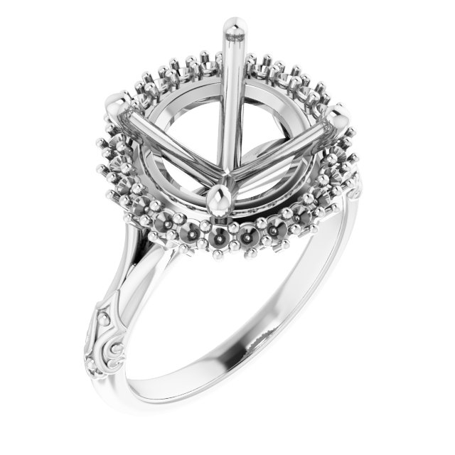 Halo-Style Engagement Ring