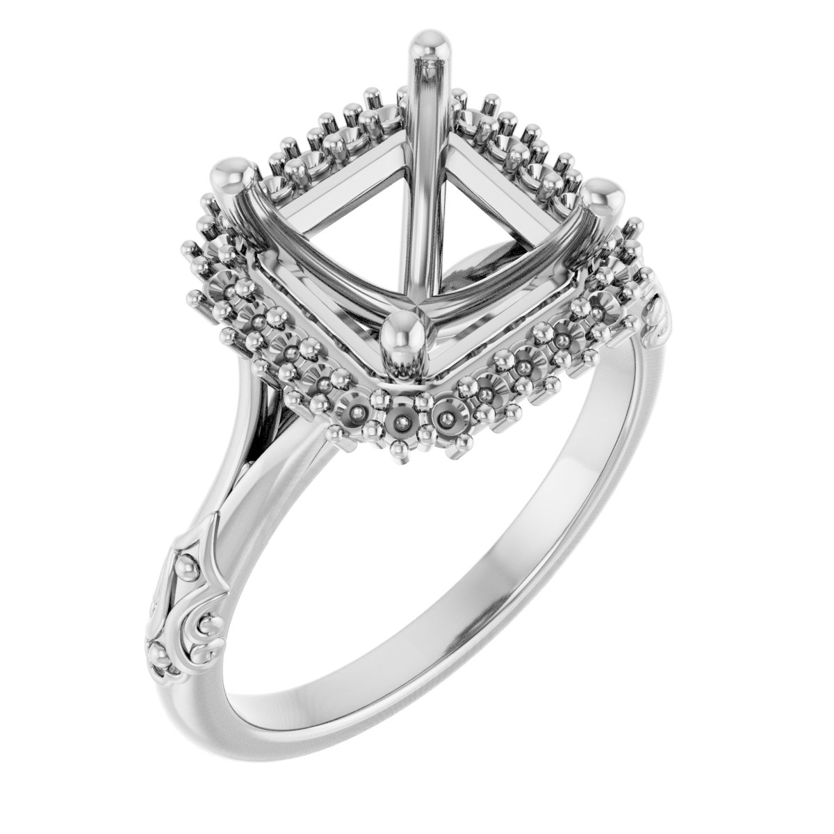 Halo-Style Engagement Ring
