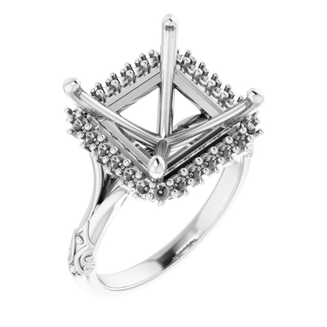 Halo-Style Engagement Ring