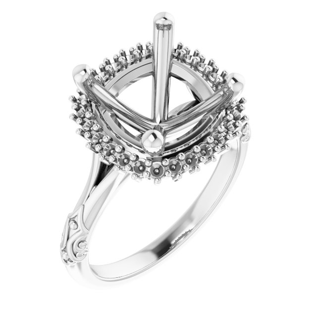 Halo-Style Engagement Ring