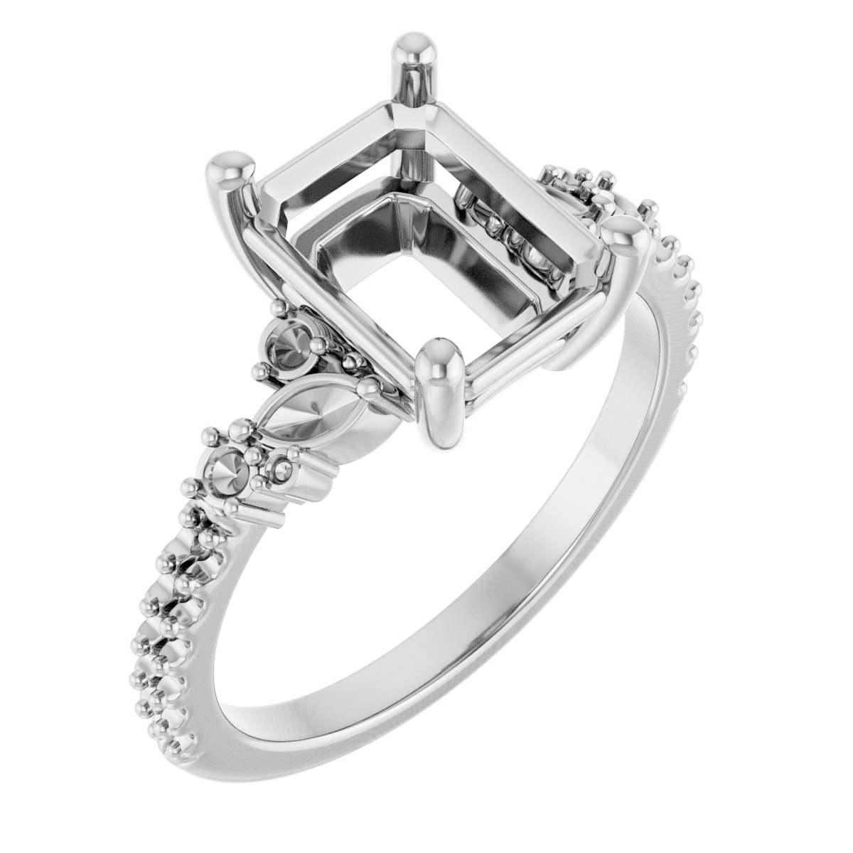 Accented Engagement Ring