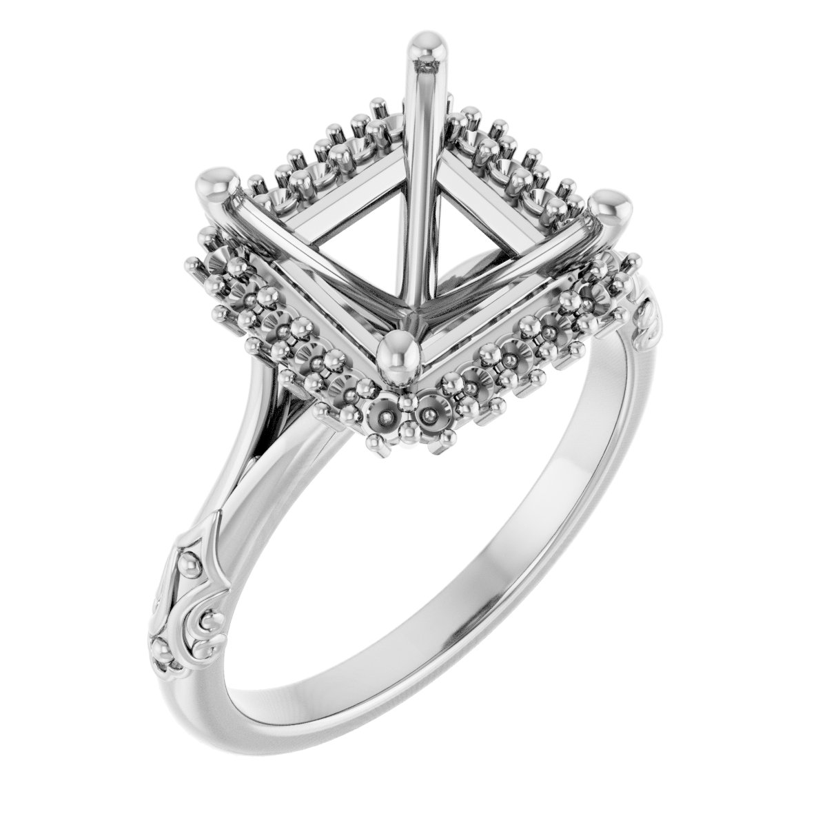 Halo-Style Engagement Ring